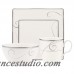Noritake Platinum Wave Square 4 Piece Place Setting, Service for 1 NTK5317